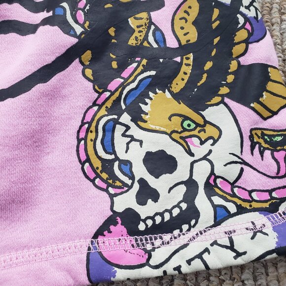 Ed Hardy Skirt Pink Medium - Picture 4 of 8
